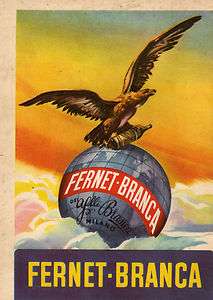 FERNET BRANCA ADVERTISING MAGAZINE IN SPANISH 1950  