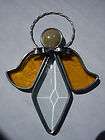Beveled and Stained Glass Angel Ornament /Suncatcher