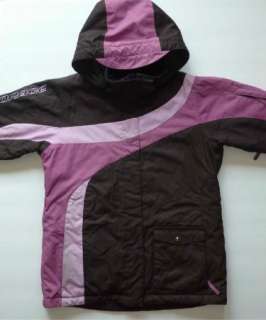 ORAGE Girl Pink & Brown Winter Ski Jacket Coat XL 14  