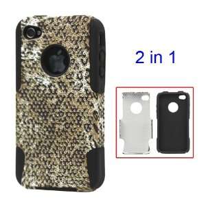  Hard 2 in 1 Snap on Leopard Cover Case for iPhone 4 4S 
