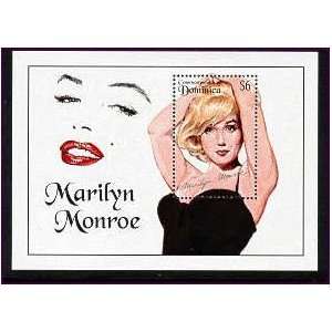  Marilyn Monroe   Souvenir Sheet Dominica MNH Stamp 1746 