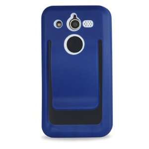  Brand SKIN CLIP EASE CASE Polymer BLUE With belt clip Sleeve Rubber 