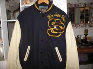 Vintage Whiting Letterman Jacket Wool/Leather, SC Football Size 48 
