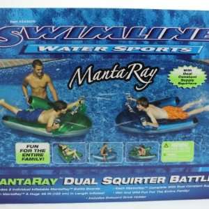  2 Pack Swimline Water Sports Mantaray with Dual Squirter 