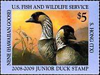 JDS 16 2008 Junior Duck Stamp MOGNH   VF  