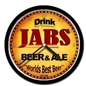  JABS beer and ale cerveza wall clock 