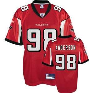 Jamaal Anderson Youth Jersey Reebok Red Replica #98 Atlanta Falcons 