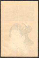 CHIKANOBU   Original 1897 Japanese Woodblock Print  