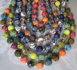 VIVA BEADS CHUNKY 12mm STRETCH NECKLACE FALL 2010 NWT  