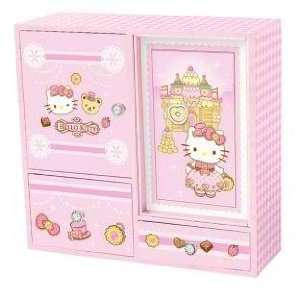  Japanese Sanrio Hello Kitty Musical Jewelry Chest Castle 