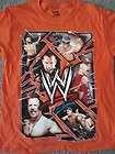 WWE KIDS ORANGE CM PUNK JOHN CENA SUPERSTARS T SHIRT SIZE XL (14/16)