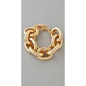  Kenneth Jay Lane Gold Large Link Bracelet Jewelry