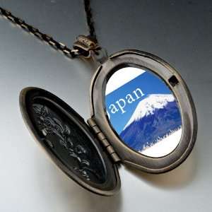  Travel  Mt Fuji Photo Pendant Necklace Pugster Jewelry