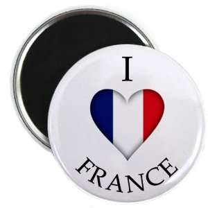  I HEART FRANCE World Flag 2.25 inch Fridge Magnet 