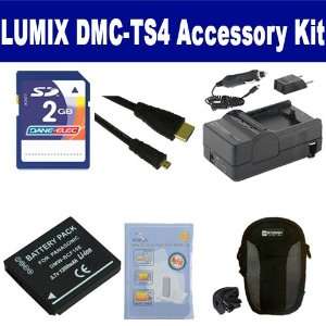  Panasonic Lumix DMC TS4 Digital Camera Accessory Kit 