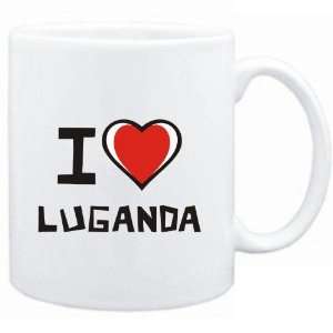  Mug White I love Luganda  Languages
