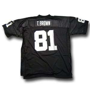 Tim Brown #81 Oakland Raiders NFL Replica Player Jersey By Reebok 