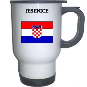  Croatia/Hrvatska   JESENICE White Stainless Steel Mug 