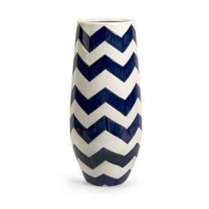  19.75 Classic Jibe Navy Blue and White Patterned Tall 