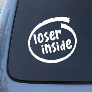  LOSER INSIDE   Vinyl Car Decal Sticker #1808  Vinyl Color 