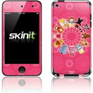  Pook a Looz Pink Polka Dot Circle skin for iPod Touch (4th 