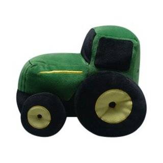 John Deere Pickles 12 Inches Long Plush Shaped Pillow, Green Tractor