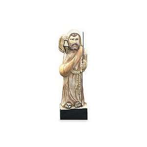  Cedar sculpture, Saint Longinus