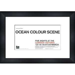  OCEAN COLOUR SCENE London Astoria 2000   Custom Framed 