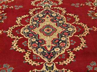 9x12 Beautiful Handmade Antique Persian Lavar Wool Rug  