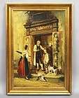 19TH CENTURY FLEMISH OIL ON CANVAS PAINTING SIGNED THEODORE GERARD
