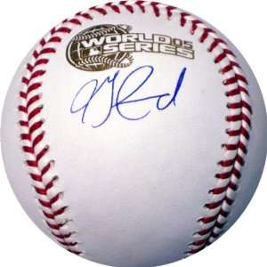 Jon Garland Autographed 2005 World Series Baseball