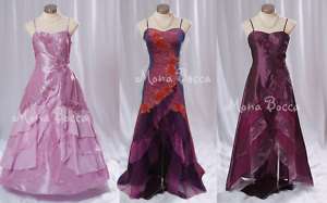 Purple Prom Evening Gown Ball Latina Dance Dress 6   16  