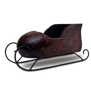  Christmas Sleigh With Antique Red