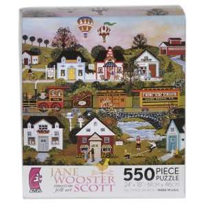  Wooster Scott American Folk Art Joyrides Jigsaw Puzzle Toys & Games