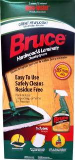 Bruce Dura Luster No Wax Hardwood Floor Cleaner Mop Kit 000988025446 