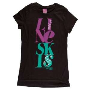Line Skis Stacked Line T Shirt Womens 2012   Medium  