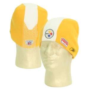  Pittsburgh Steelers Youth Center Stripe Winter Knit Beanie 