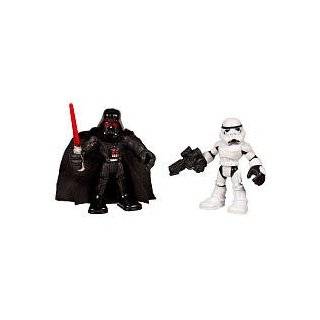 Star Wars 2011 Playskool Jedi Force Mini Figure 2Pack Darth Vader 