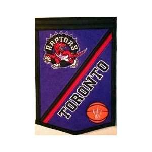  Toronto Raptors 12x18 Traditions Wool Banner Sports 