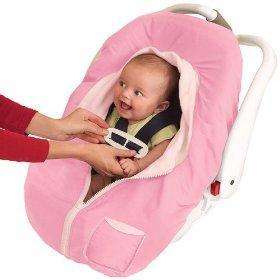 New Kiddopotamus CozyUp Car Seat Carrier Cover Pink  