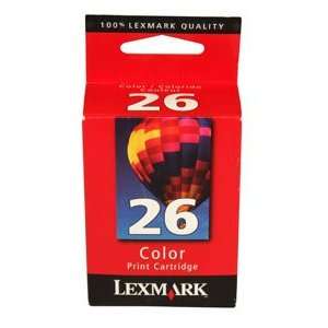  LEXMARK Inkjet, Cartridge, Z23 Color Jetprinter, #26 