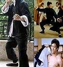 New Bruce Lee Kung Fu Three piece Suit Costume Chinese Style Outfit