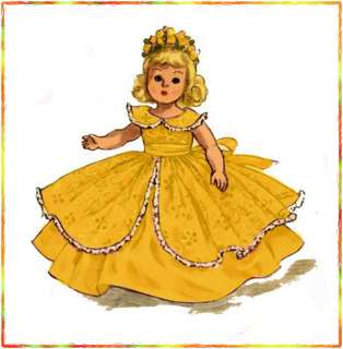   Vintage doll Wardrobe Pattern 8 Ginny, Muffy, Alexander & Kin  