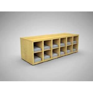  Compact Letter Holder with 12 Compartments Office 
