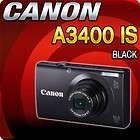 Canon PowerShot A3400 IS Digital Camera (Black)   Brand New, USA 