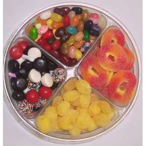   Pack Peach Rings, Assorted Jelly Beans, Lemon Drops, & Licorice Mix