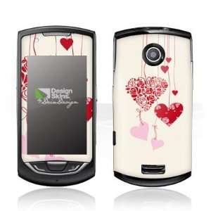   Skins for Samsung S5620   Herz an der Leine Design Folie Electronics