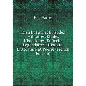  Recits Legendaires  Histoire, Litterature Et Poesie (French Edition