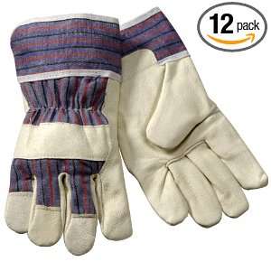 Steiner SPP02 Leather Palm Work Gloves, Grain Pigskin Palm, 2 Inch 