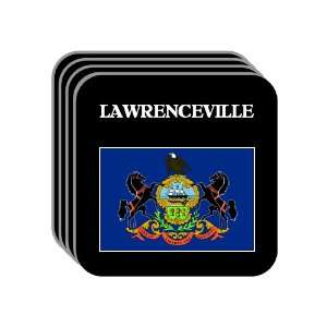  US State Flag   LAWRENCEVILLE, Pennsylvania (PA) Set of 4 